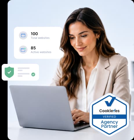 CookieYes verified agency partner dashboard