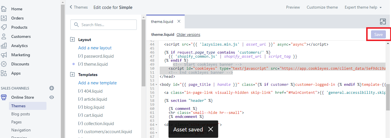 Implementing Cookieyes On Shopify Cookieyes