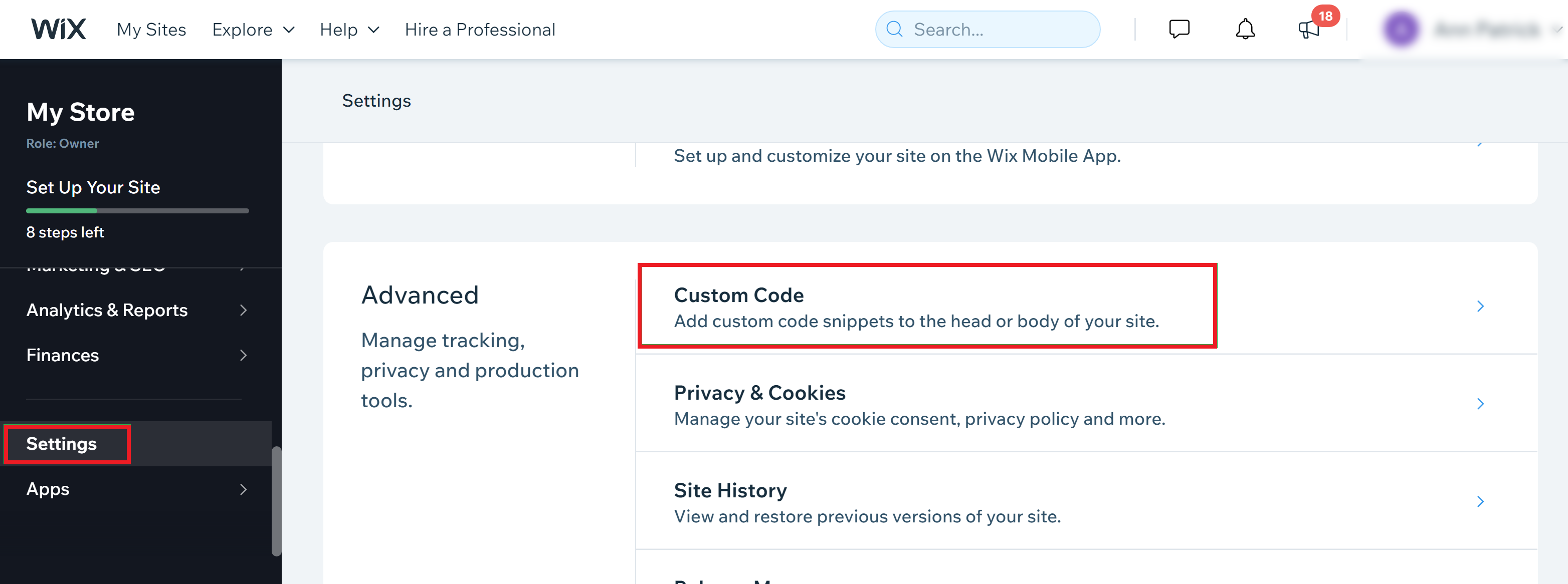 Change Cookie Consent On Wix Websites Using Cookieyes