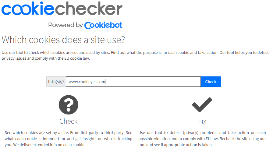 cookie checker