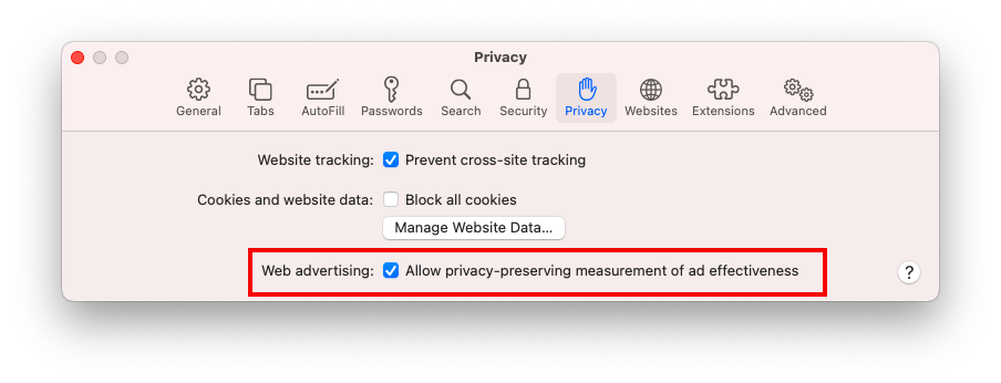 How to block third-party cookies on Safari