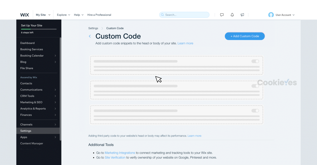 Create special animated gifs for WIX websites