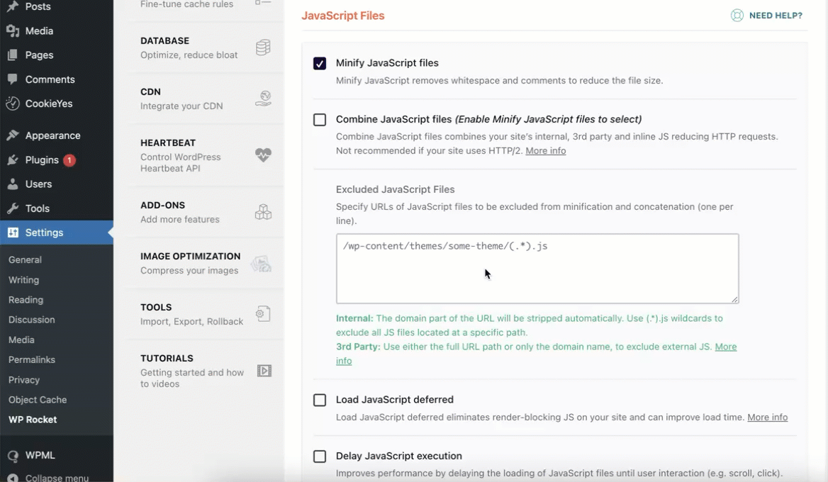 Scripts to Exclude