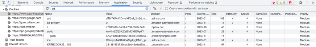 third-party tracking cookies examples