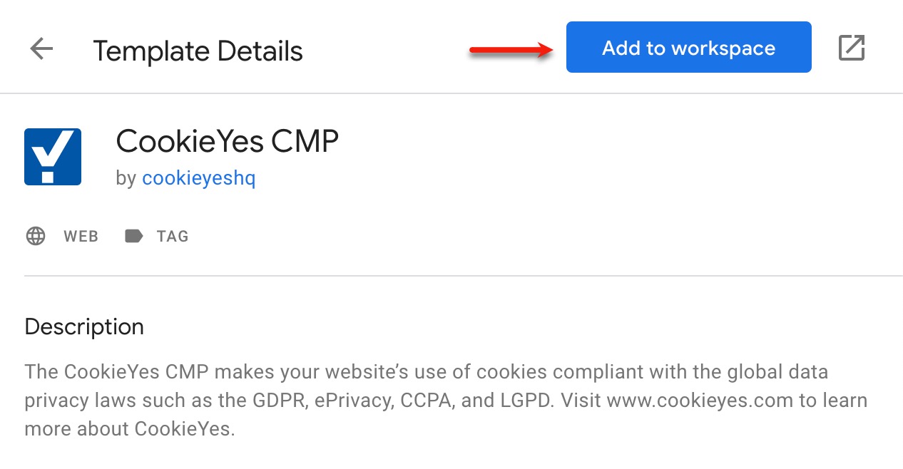Add tag to Workspace