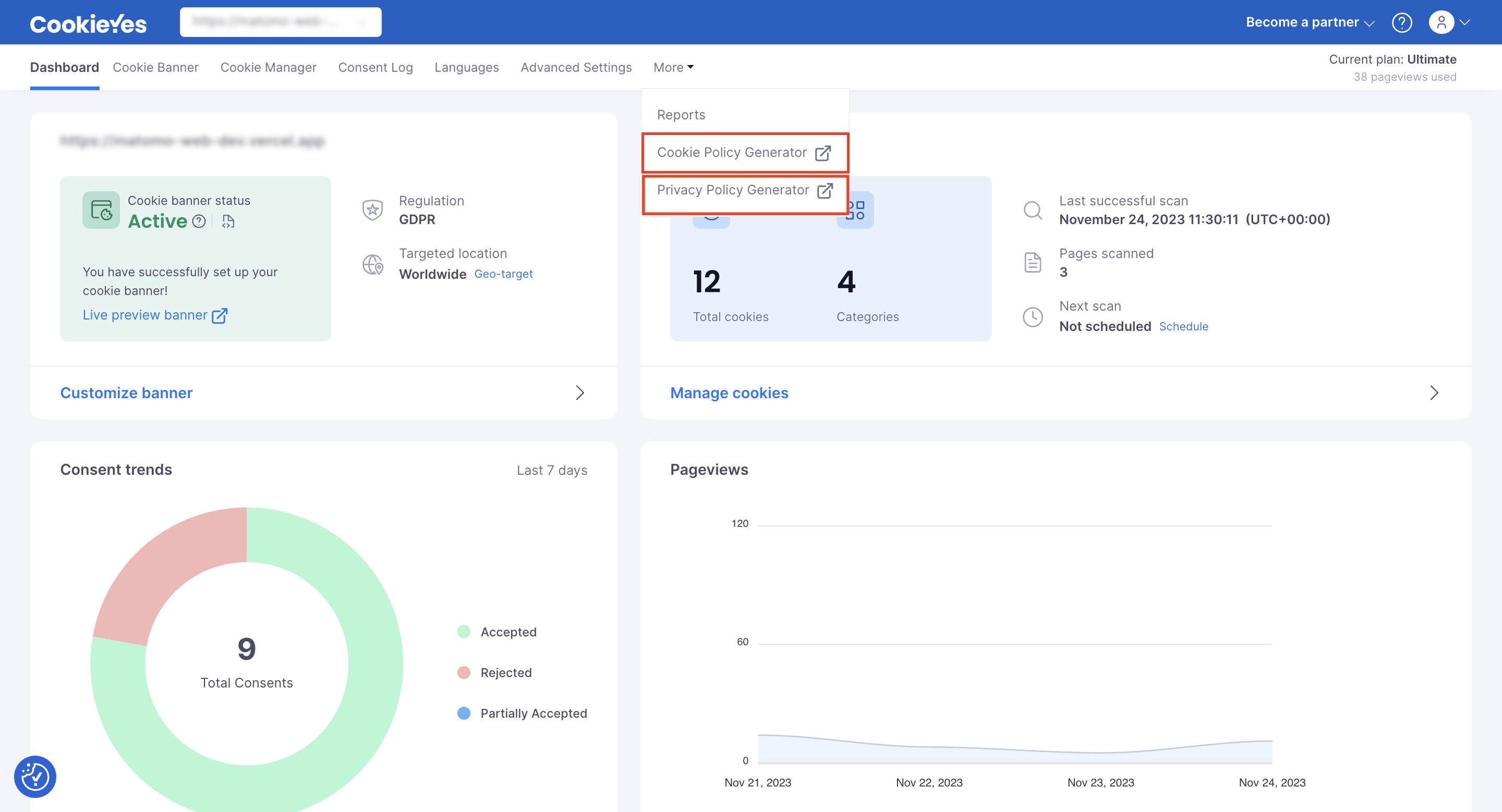 Cookie Policy Generator and Privacy Policy Generator