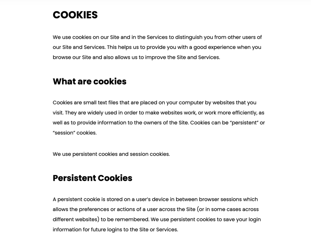 cookieyes privacy policy
