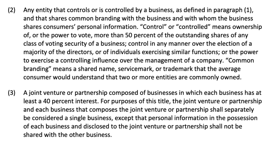 ccpa exemptions for covered entity