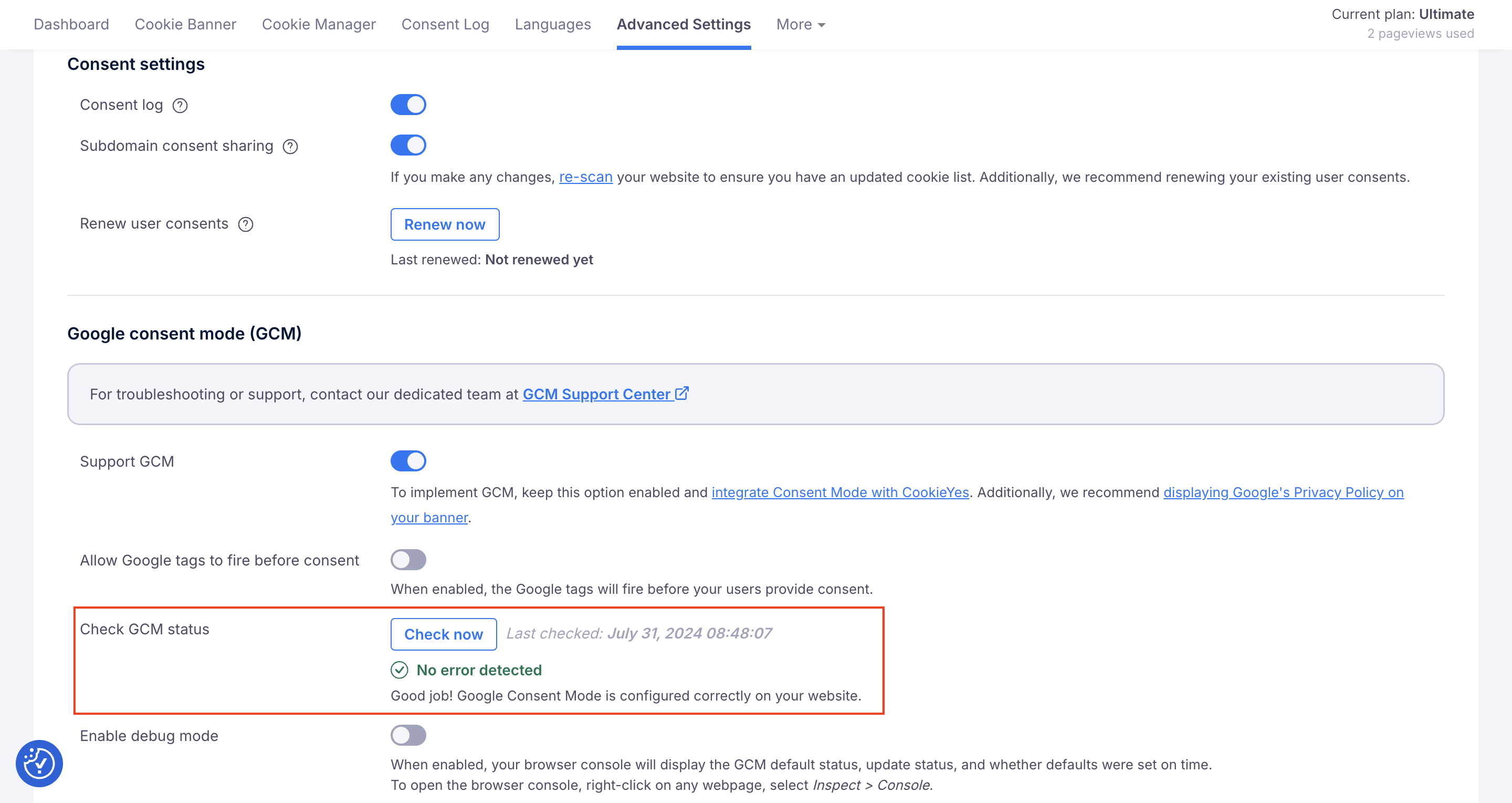 verify gtm