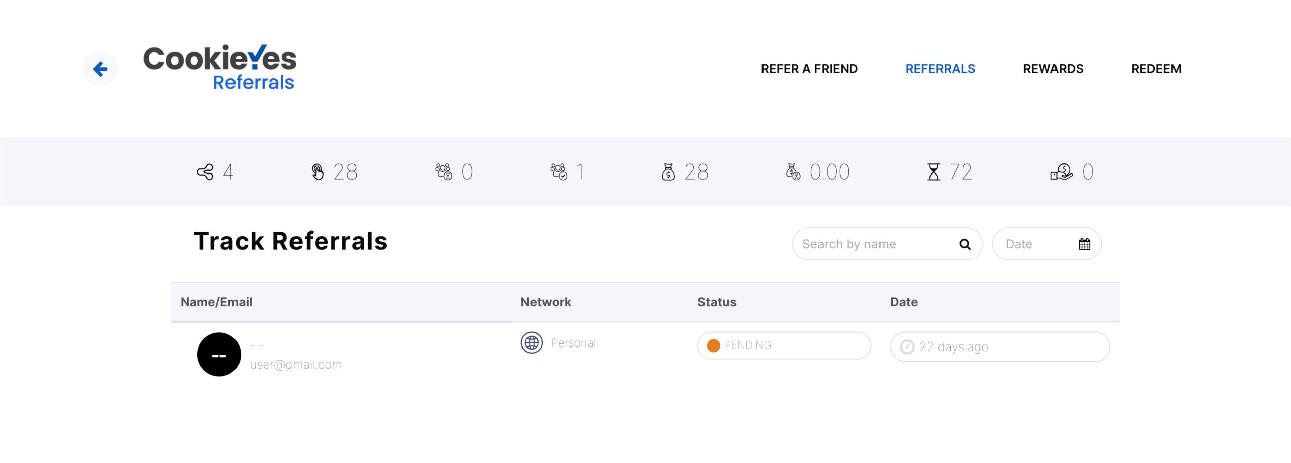 Track Referrals